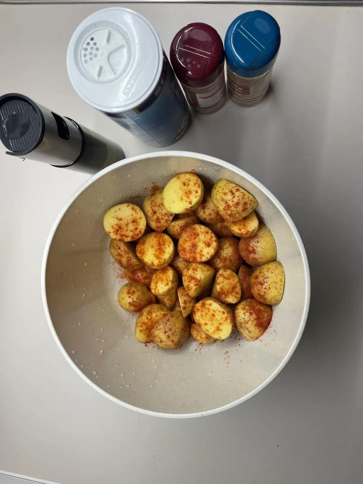 Potatos with seasoning